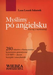 Obrazek Myślimy po angielsku + mp3 Ucz się z wyobraźnią
