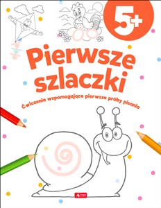 Obrazek Pierwsze szlaczki Ćwiczenia wspomagające pierwsze próby pisania