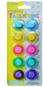 Obrazek Magnesy do tablic 30mm 10szt