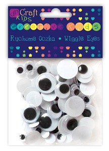 Obrazek Ruchome oczka 75szt mix