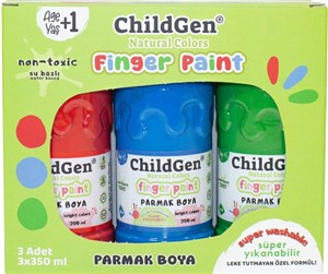 Obrazek Farby do malowania palcami 3x350ml