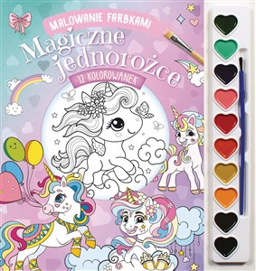 Picture of Malowanie farbkami. Magiczne jednorożce