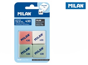 Obrazek Gumki syntetyczne Milan 4 sztuki 430 na blistrze