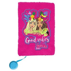 Obrazek Pamiętnik pluszowy Barbie Good Vibes