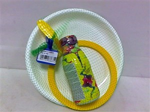 Obrazek Bańki mydlane zestaw w siatce - 250 ml + podstawka + 1 obręcz