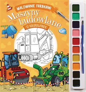 Obrazek Malowanie farbkami Maszyny budowlane