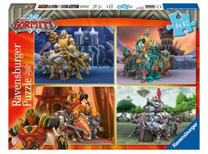 Obrazek Puzzle teczka Gormiti 4x42