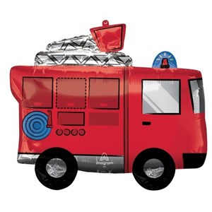 Picture of Balon foliowy SuperShape Wóz strażacki 66x55cm