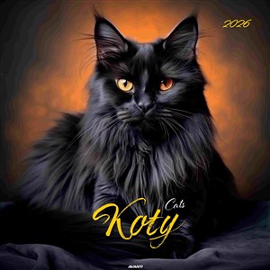 Obrazek Kalendarz 2026 ścienny duży Koty KD-21