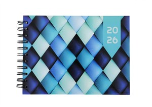 Picture of Terminarz 2026 dzienny A5 notes poziomy MIX