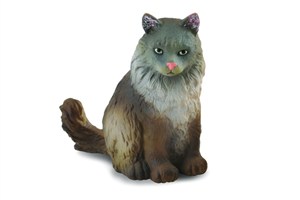 Obrazek Kot norweski leśny siedzący