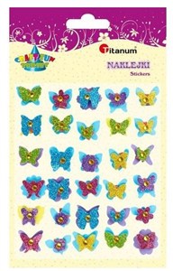 Picture of Naklejki papierowe 3D motylki mix