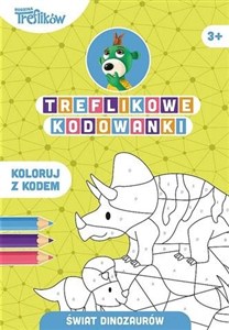 Obrazek Treflikowe kodowanki. Świat dinozaurów