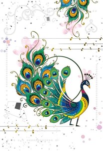 Picture of Karnet 12x18cm + koperta Paw