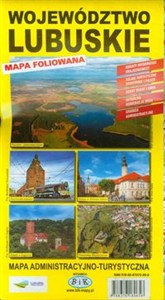 Obrazek Województwo lubuskie mapa administracyjno-turystyczna