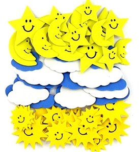 Picture of Naklejki z pianki pogoda 56szt