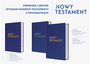 Obrazek Nowy Testament z paginatorami wersja srebrna