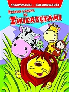 Obrazek Zgadywanki kolorowanki ze zwierzętami