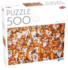 Obrazek Puzzle 500 Foxes