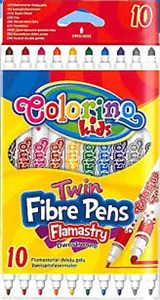 Picture of Flamastry dwustronne 10 kolorów