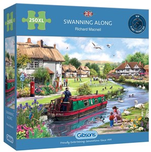 Obrazek Puzzle 250 XL Łabędzie G3