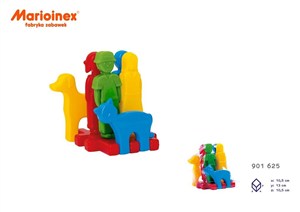 Obrazek Klocki Konstrukcyjne Dzieciaki i Zwierzaki