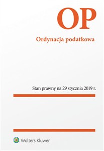 Obrazek Ordynacja podatkowa w.25 St.pr.29.01.2019