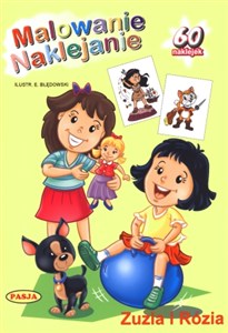 Obrazek Zuzia i Rózia Malowanie naklejanie 60 naklejek