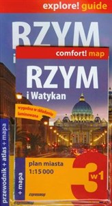 Obrazek Rzym i Watykan przewodnik atlas mapa 3 w 1