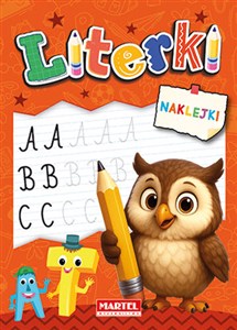 Obrazek Kolorowanka z naklejkami Literki