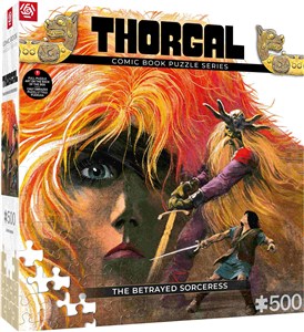 Obrazek Puzzle 500 Comic Book  Thorgal  The Betrayed Sorceress Zdradzona Czarodziejka