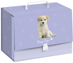 Obrazek Teczka z rączką C4 10cm Puppy Sign