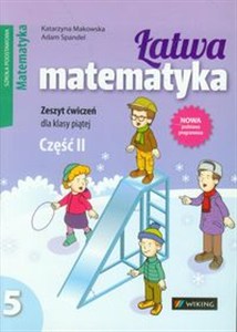 Obrazek Łatwa matematyka 5 Zeszyt ćwiczeń Część 2 Szkoła podstawowa