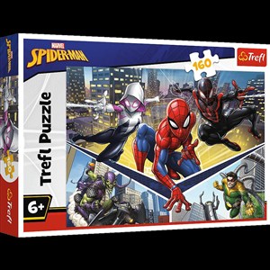 Obrazek Puzzle 160 Siła Spidermana Disney Marvel Spiderman