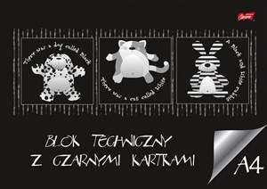 Obrazek Blok techniczny A4 czarny unipap