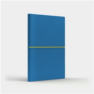 Picture of Notatnik like U Fun M gładki niebieski/cytrynowy