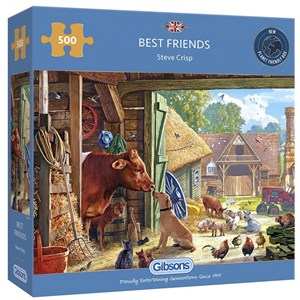 Obrazek Puzzle 500 Najlepsi przyjaciele G3