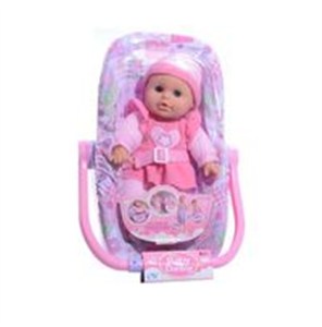 Obrazek Lalka w nosidełku fioletowym