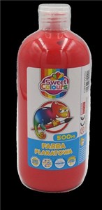 Obrazek Farba plakatowa czerwona 500ml