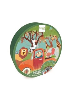 Picture of Puzzle 30 konturowe Safari