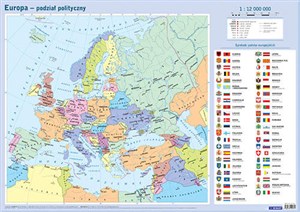 Picture of Europa - podział polityczny. Mapa w tubie