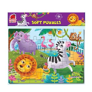 Obrazek Puzzle piankowe Zwierzęta w ZOO RK6040-02