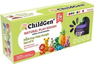 Picture of Ciastolina naturalna eco kubki 8szt