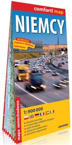 Obrazek Niemcy laminowana mapa samochodowa 1:900 000