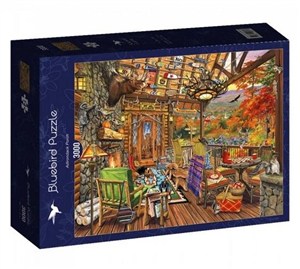 Obrazek Puzzle 3000 Wnętrze chaty w górach