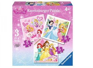 Obrazek Puzzle Księżniczki 3w1
