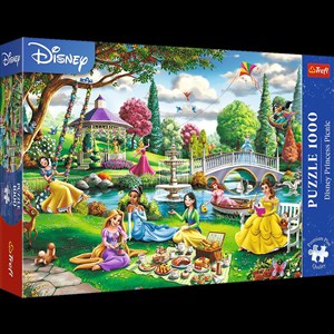 Obrazek Puzzle Premium Plus Quality Piknik z Księżniczkami 1000