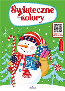 Obrazek Kolorowanka z kodem QR - Świąteczne kolory