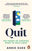 Quit - Annie Duke -  books in polish 