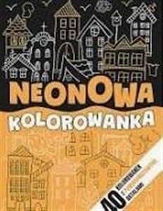 Obrazek Neonowa kolorowanka pomarańczowa